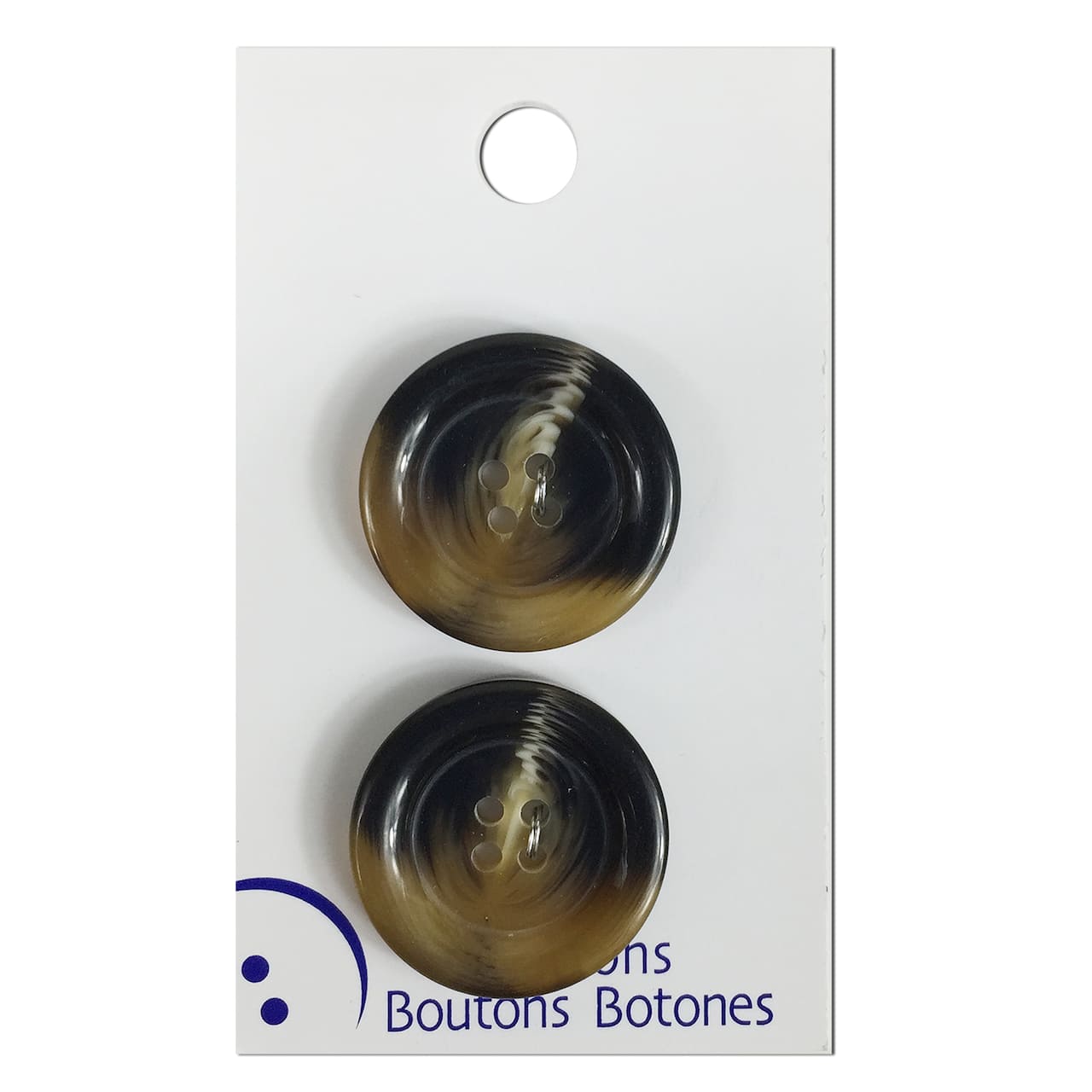Blumenthal Lansing Tortoise Buttons, 2 Pack